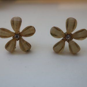 Kate spade yellow gold earrings